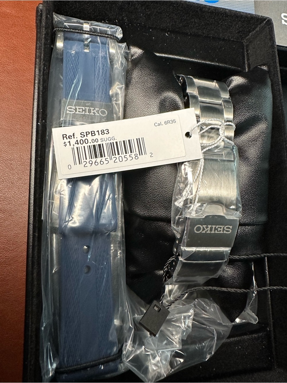 Seiko SBB183 55th anniversary- never worn on bracelet- rubber strap only! - Picture 7 of 11